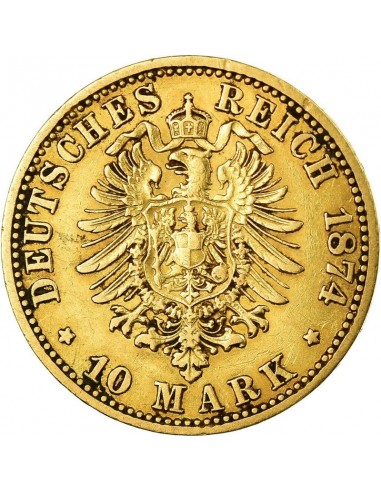 Moneda istorica din Aur -10 marci...