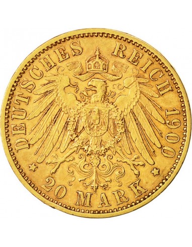 Moneda istorica din Aur - 20 marci...