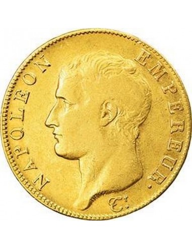 Moneda istorica din Aur - 40 franci...