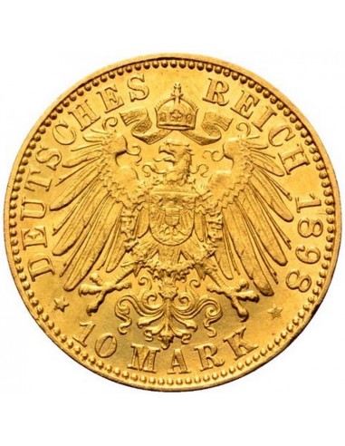 Moneda istorica din Aur - 10 marci...