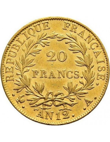 Moneda istorica din Aur - 20 franci...