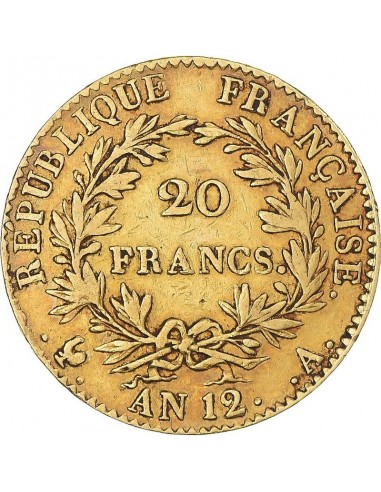 Moneda istorica din Aur - 20 franci...