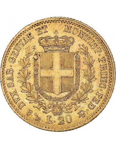 Moneda istorica din Aur - 20 lire...