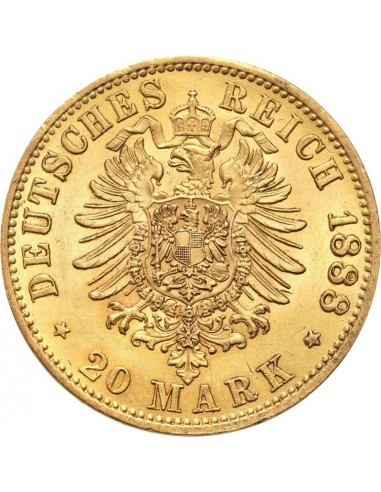 Moneda istorica din Aur -20 marci...