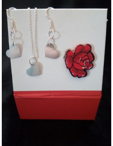 Set cercei si colier din argint 925 Love