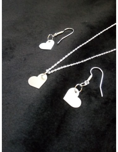 Set cercei si colier din argint 925 Love