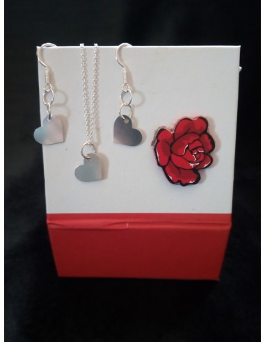 Set cercei si colier din argint 925 Love