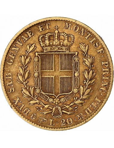 Moneda istorica din Aur - 20 lire...