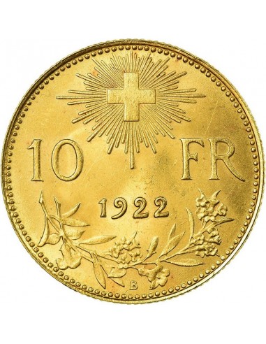 Moneda istorica din Aur - 10 franci...