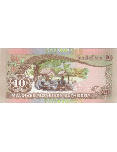 Bancnota - 10 rufiyaa...