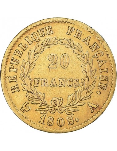 Moneda istorica din Aur - 20 franci...