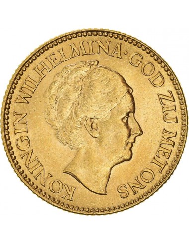 Monedă istorica din Aur - 10 guldeni...