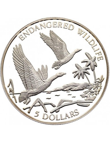 Moneda istorica din Argint - 5 dolari...