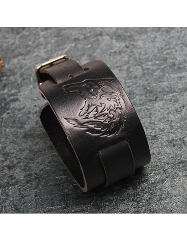 Bratara barbati reglabila din piele... Bratara barbati reglabila din piele...