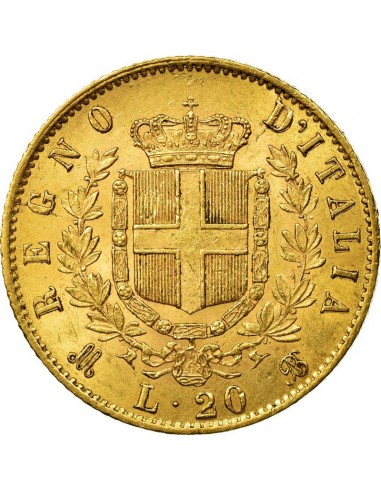 Moneda istorica din Aur - 20 lire...