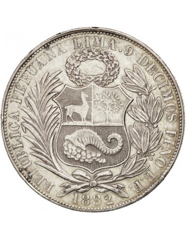 Moneda istorica din Argint - 1 sol...