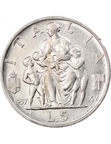 Moneda istorica din Argint - 5 lire...