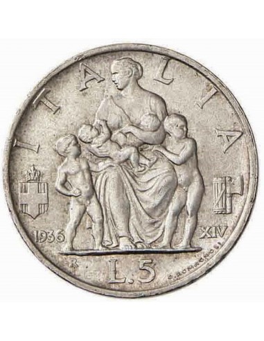 Moneda istorica din Argint - 5 lire...