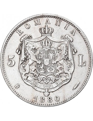 Moneda istorica din Argint - 5 lei...