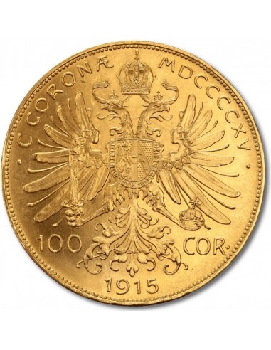 Moneda istorica din Aur - 100 coroane...