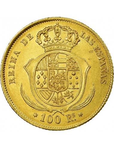 Monedă istorica din Aur - 100 reali...