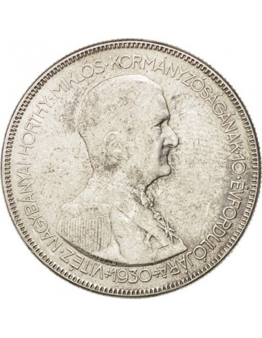 Moneda istorica din Argint - 5 pengo...