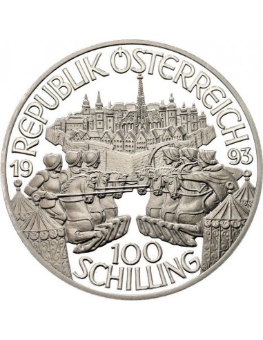 Moneda din Argint - 100 schilling...