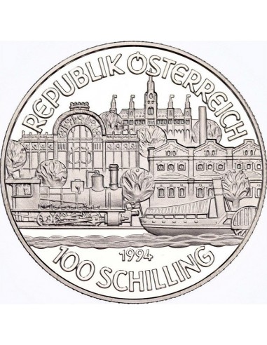 Moneda din Argint - 100 schilling...