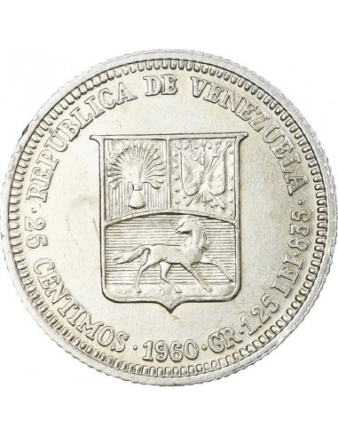 Moneda istorica din Argint - 25 centi...