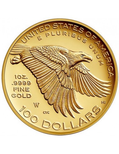 Moneda din Aur - 100 dolari American...