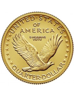 Moneda din Aur - Sfert de... 2
