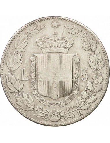 Moneda istorica din Argint - 5 lire...