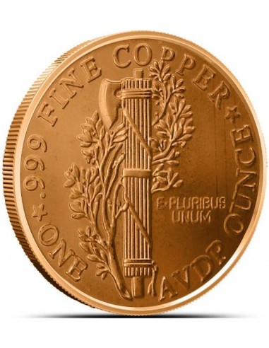 Moneda din Cupru - 1 dime Mercury 1 oz