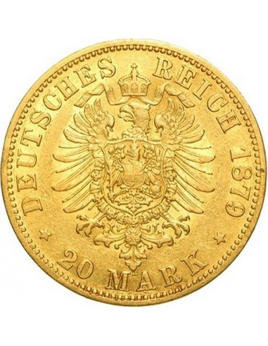 Monedă istorica din Aur - 20 mărci...