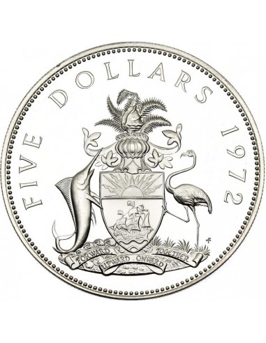 Moneda istorica din Argint - 5 dolari...