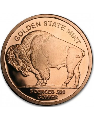 Moneda din Cupru - Buffalo SUA 5 oz