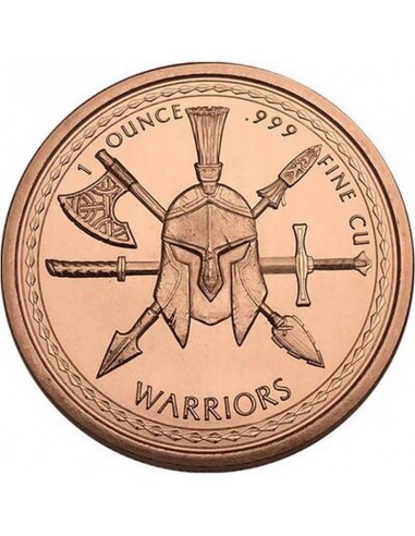 Moneda din Cupru - Razboinic Aztec 1 oz