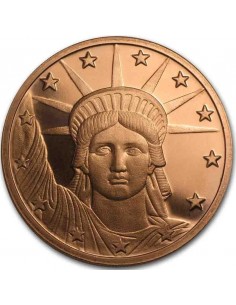 Moneda din Cupru - Statuia...