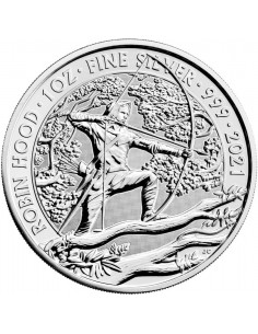 Moneda Argint pur Robin...
