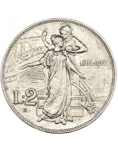 Moneda istorica din Argint - 2 lire...