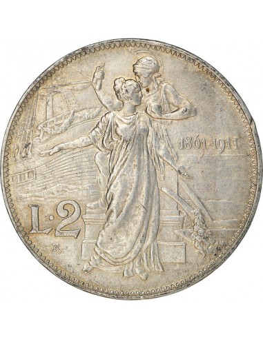 Moneda istorica din Argint - 2 lire...