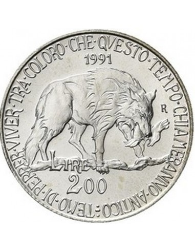 Moneda istorica din Argint - 200 lire...