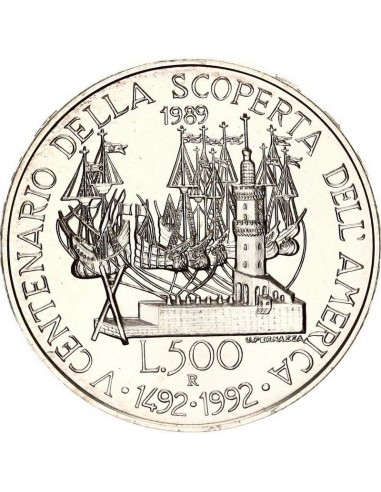 Moneda istorica din Argint - 500 lire...