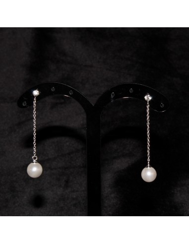 Cercei lungi din Argint 925 cu Perle...