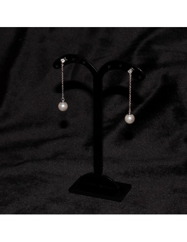 Cercei lungi din Argint 925 cu Perle...