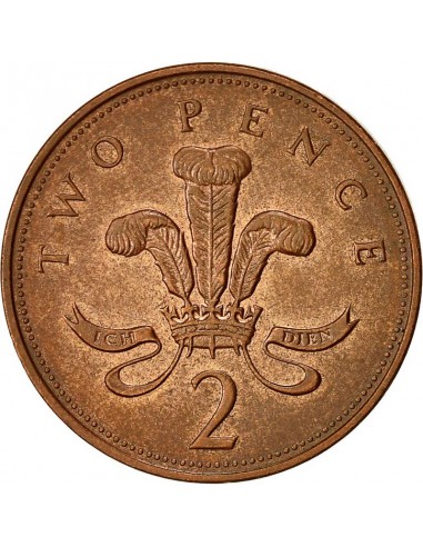 Moneda istorica din Bronz - 2 pence...