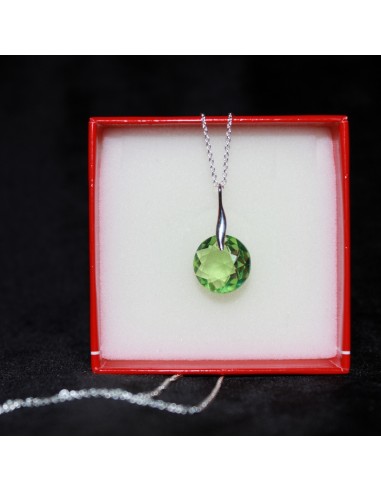 Colier Argint 925 cu Cristal Rotund...