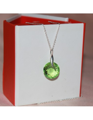 Colier Argint 925 cu Cristal Rotund...