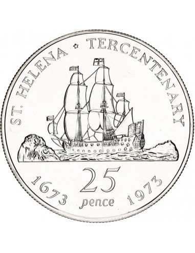 Moneda istorica din Argint - 25 pence...