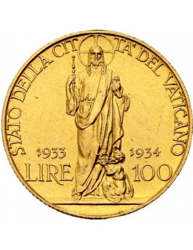 Moneda istorica din Aur - 100 de lire...